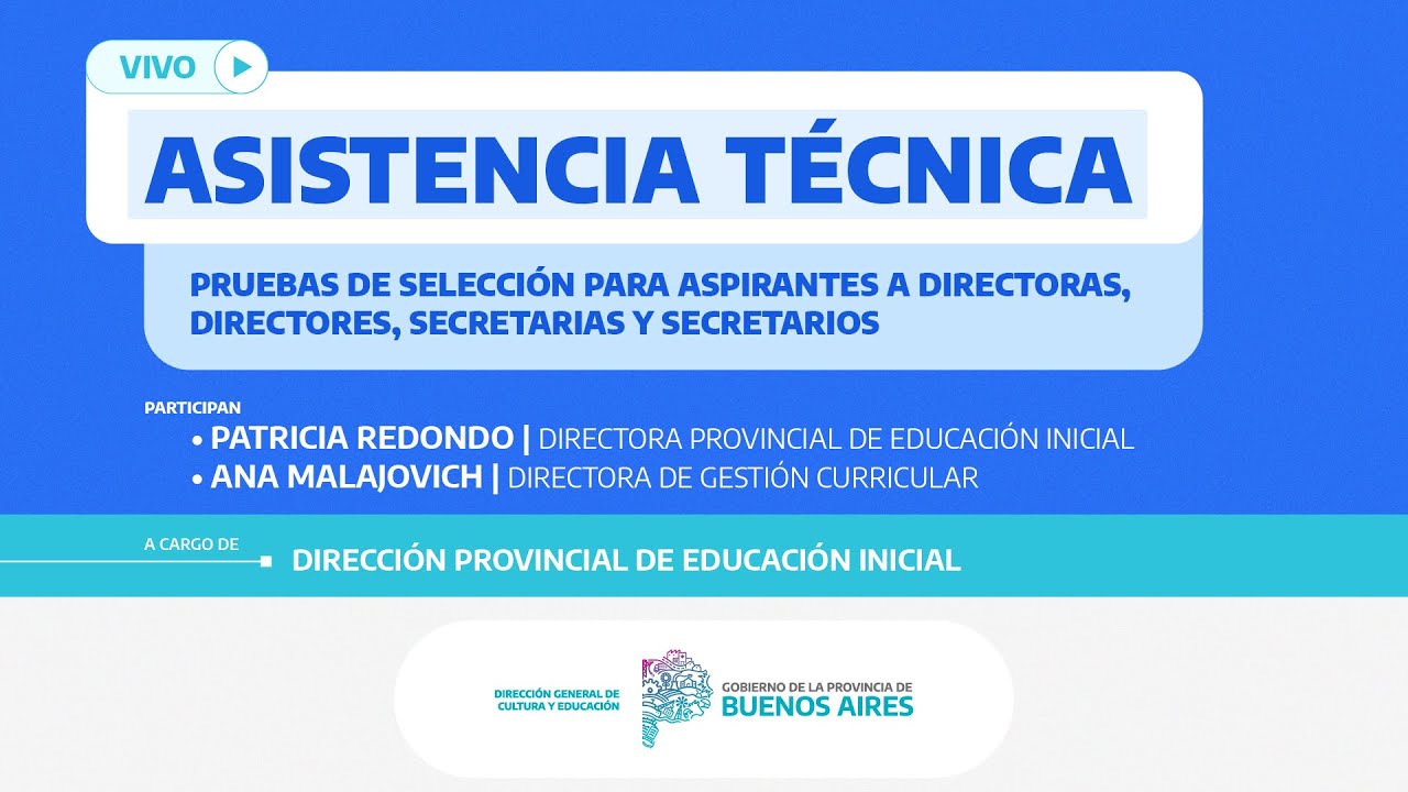🔴Vivo - Asistencia Técnica de Pruebas de Selección a Directoras/es y Secretarias/os - Edu. Inicial