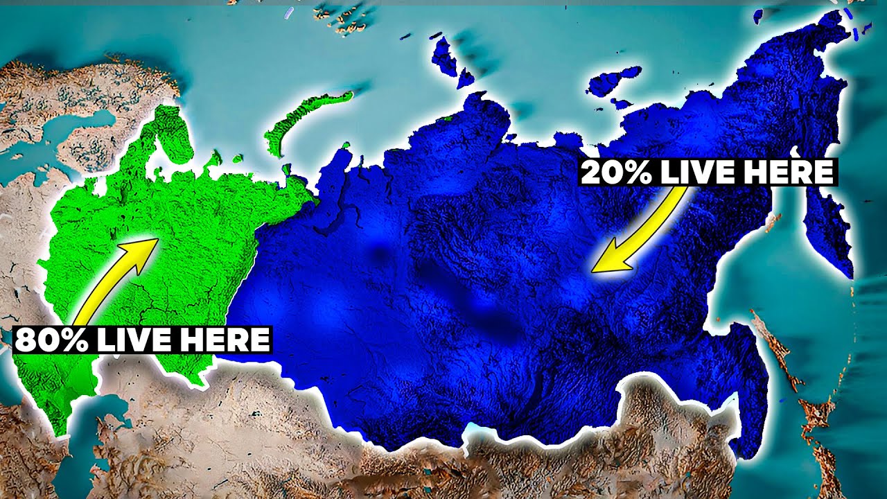 Why 80% of Russia Live in just 20% of its Land?