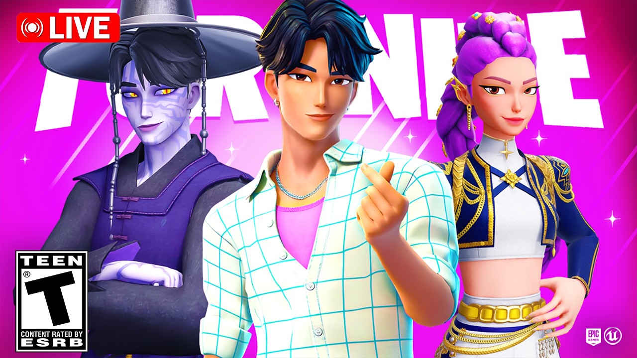 🔴*NEW* FORTNITE KPOP DEMON HUNTERS UPDATE OUT RIGHT NOW!! (Chapter 7 LIVE NOW)