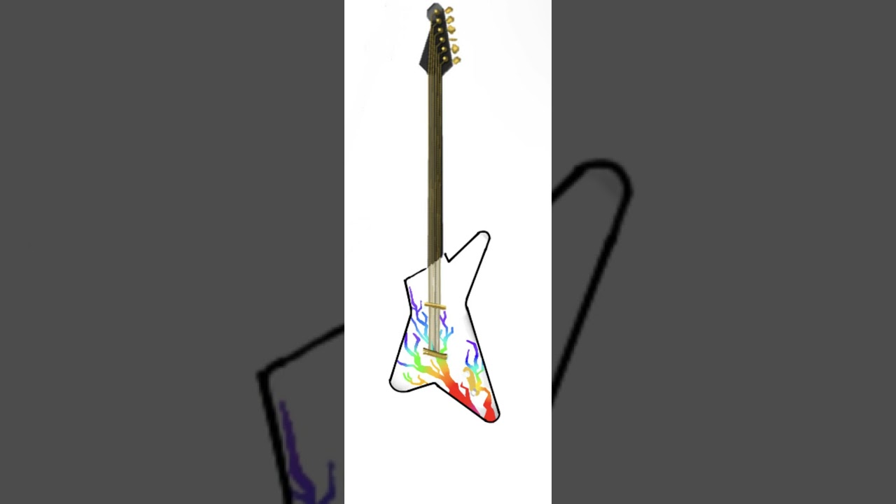 Aurora | Kaiju Paradise Fan Guitar | Artwork by @NEC0511-sh