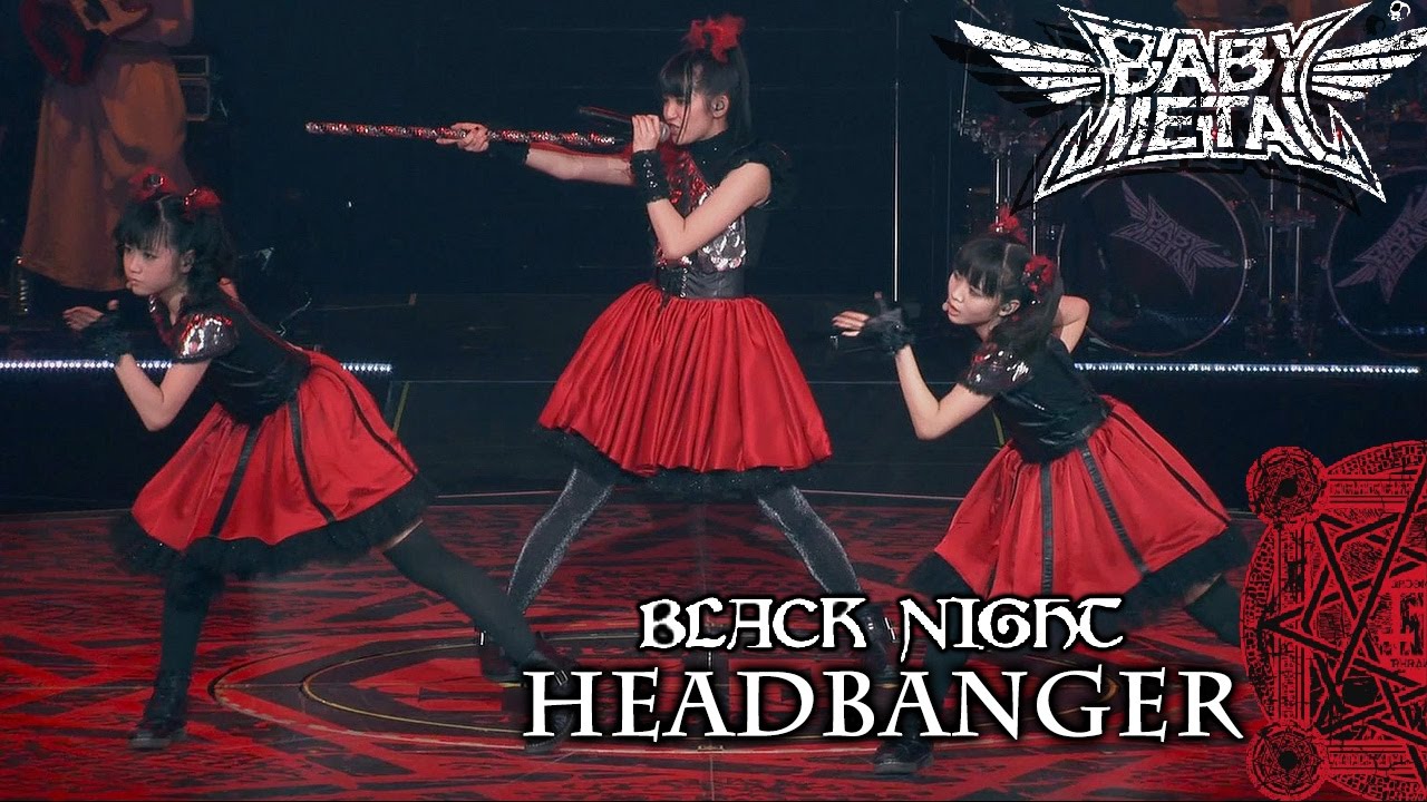 BABYMETAL  - HEADBANGER  LIVE AT BUDOKAN  BLACK NIGHT 2014 Full HD