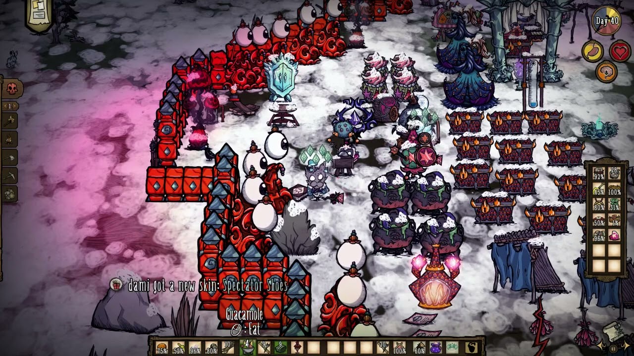 Beautiful Winter Base and some Wandering about | Don't Starve Together