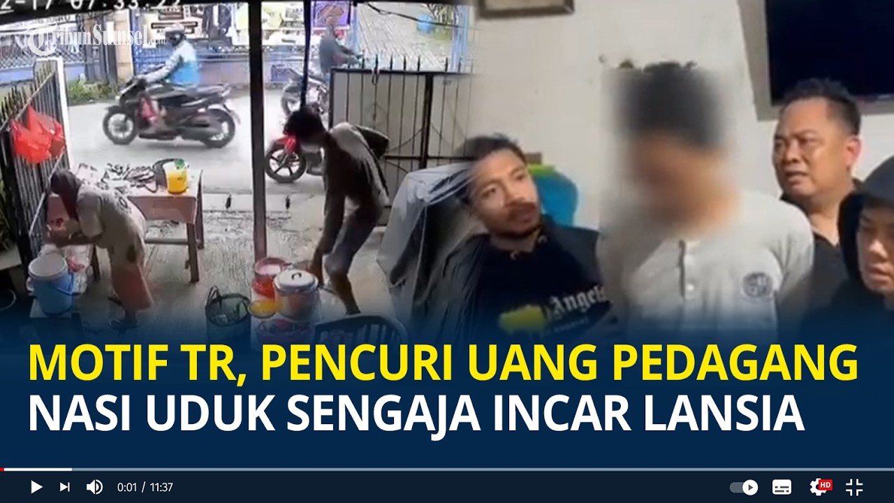 Motif TR Pencuri Uang Pedagang Nasi Uduk di Bekasi, Sengaja Incar Lansia