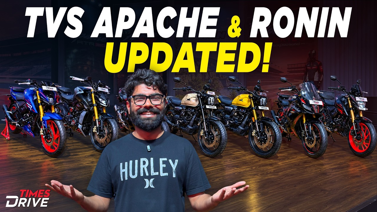 TVS Updates Apache and Ronin Ahead of Festive Period | Walkaround | Times Drive