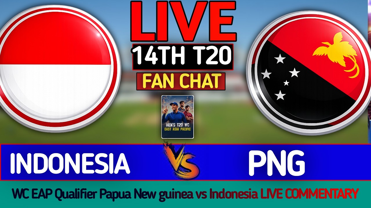 Papua New Guinea vs Indonesia Live Match | PNG vs INDO Live Score & Commentary | EAP Qualifier 2026