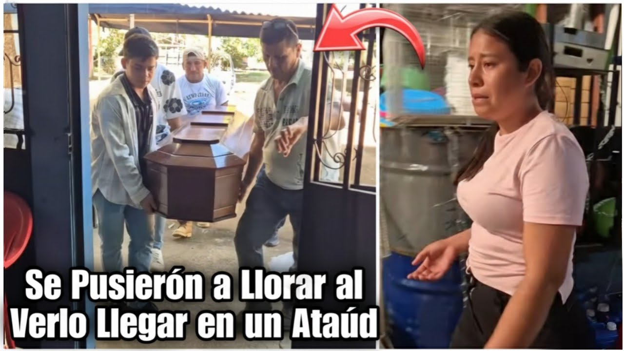 No pudierón contenerse las lagrimas al ver a don José en una caja💔