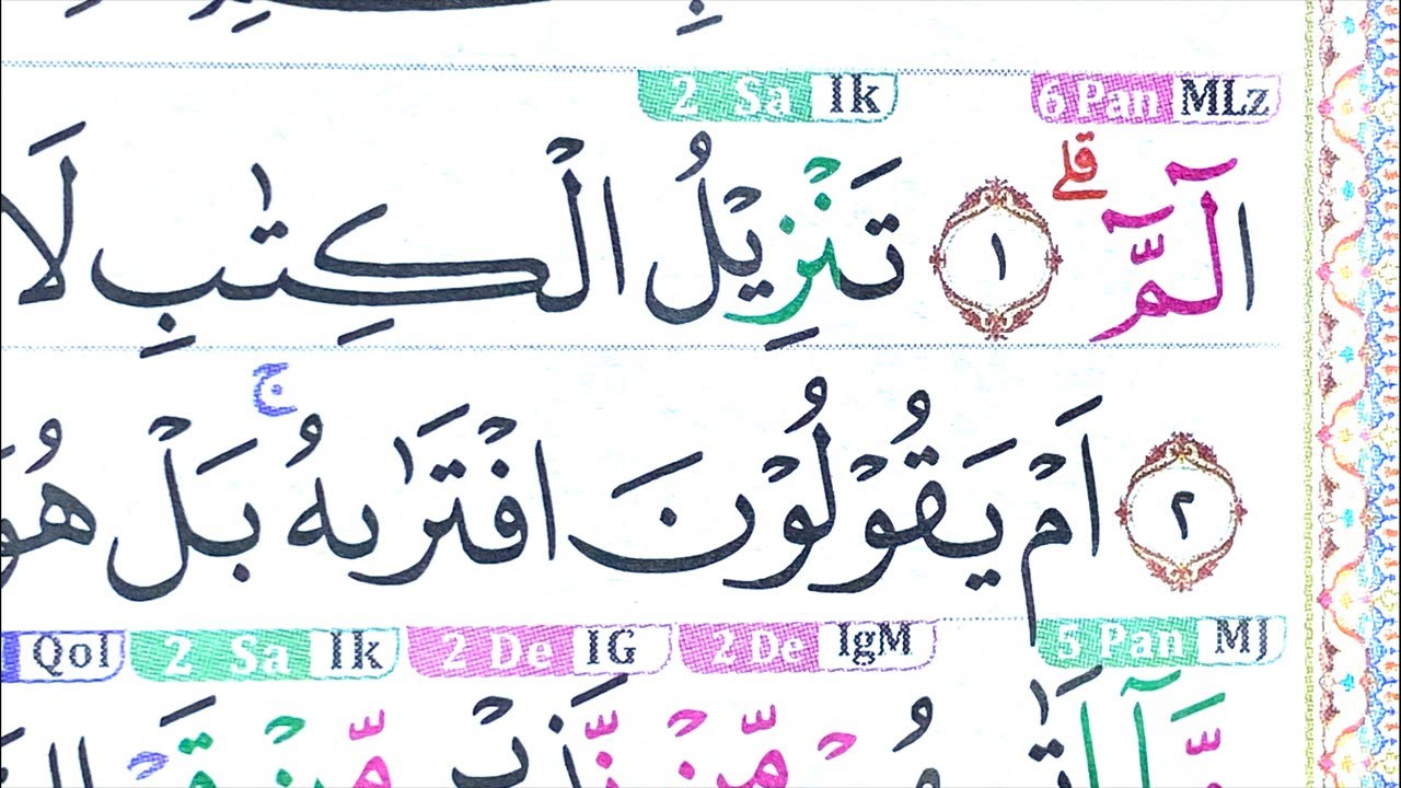 SURAH AS-SAJDAH DAN AL-AHZAB