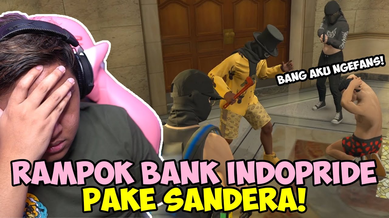 HOT PERSUIT! RAMPOK BANK BESAR DENGAN SANDERA! - GTA V Roleplay