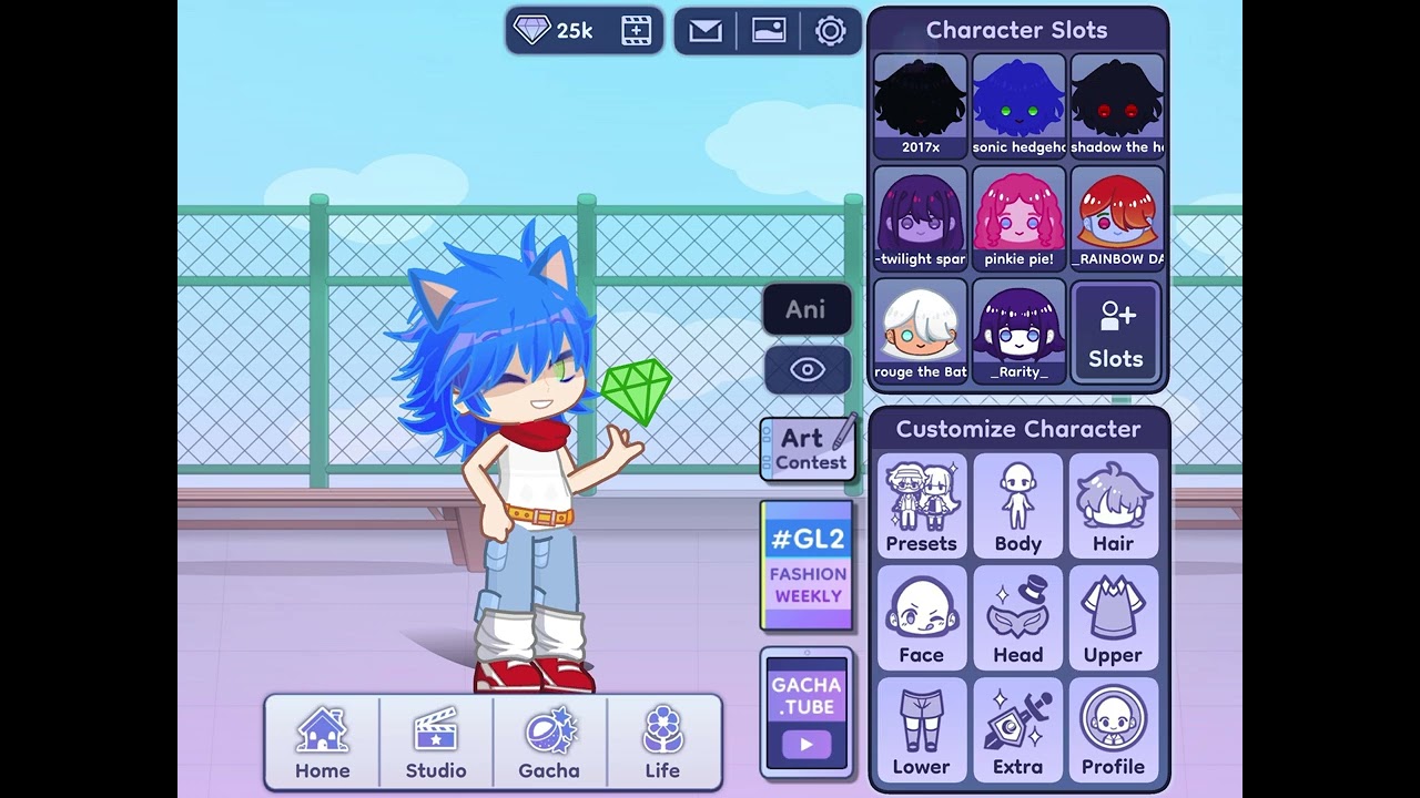 playing Gacha life 2! I got bored :p at the end