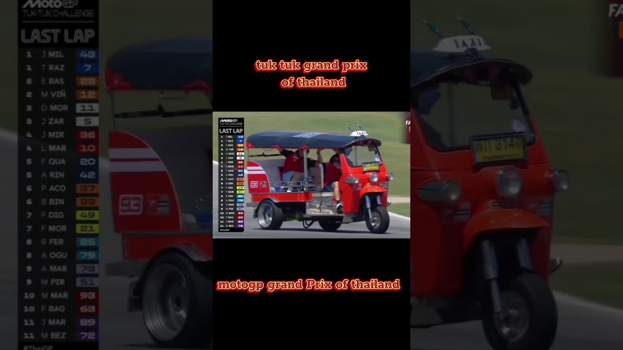 Tuk tuk thailand #motogp 
