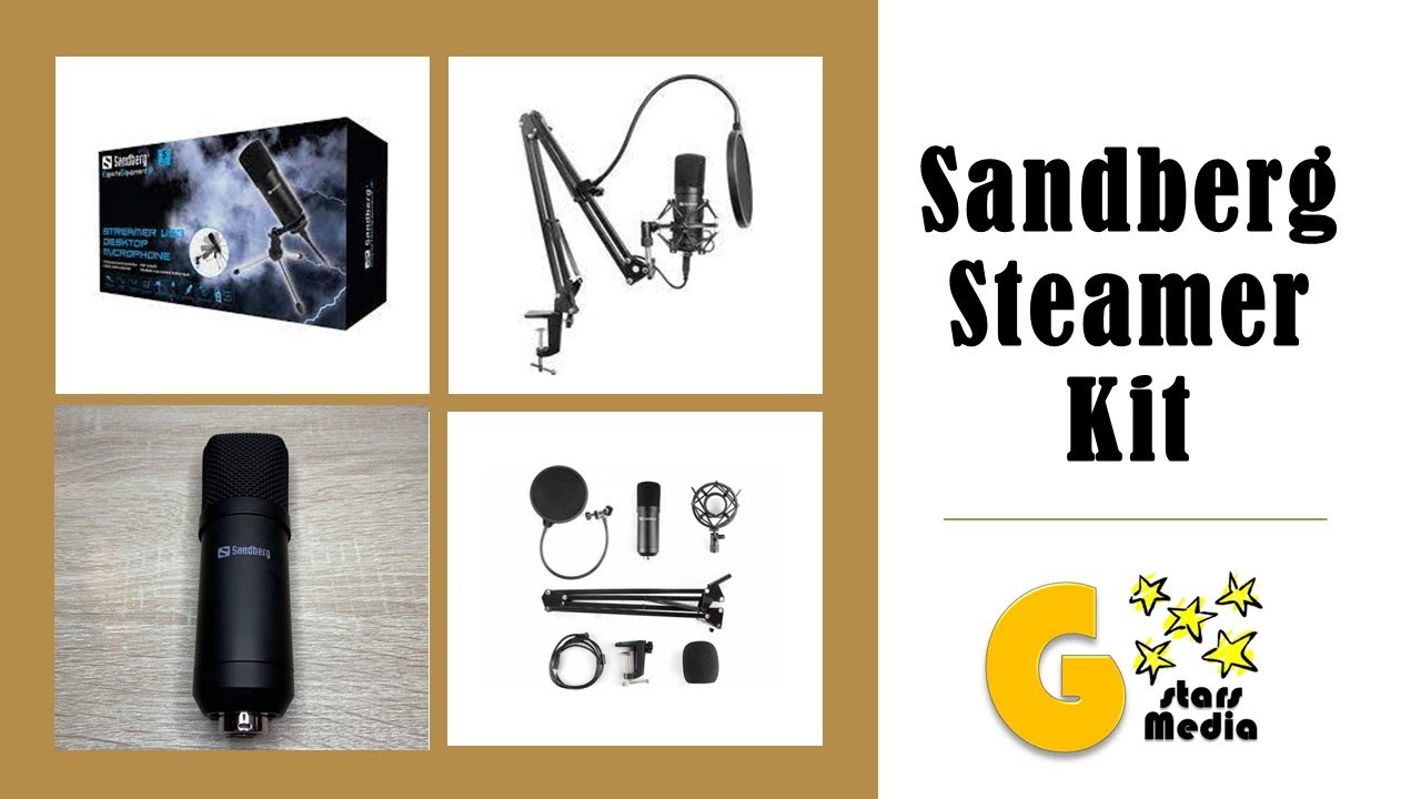 Sandberg Condenser Mic - Fix it in easy Steps - Studio like recording from Home