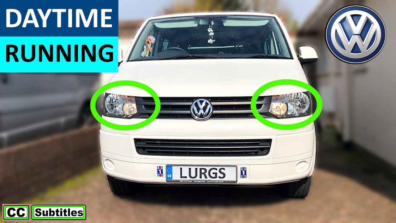 How to change Daytime Running Lights on VW T5 Transporter