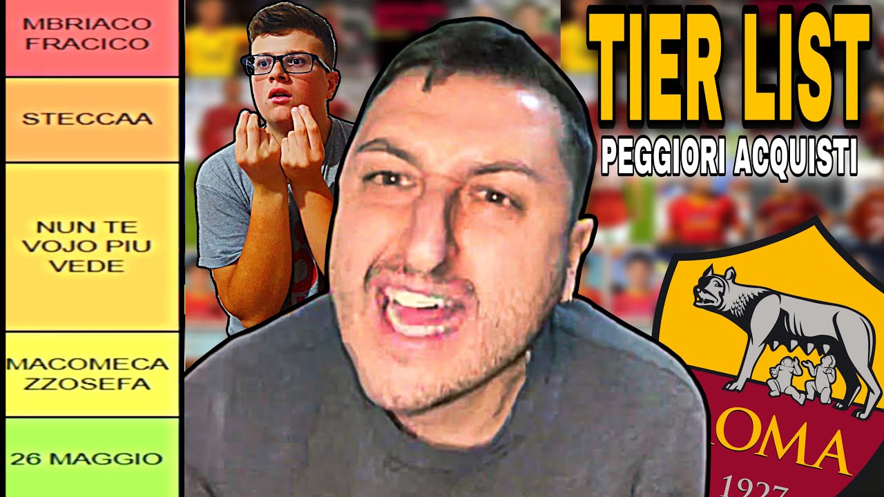 SICKWOLF VS GABBOMAN: TIER LIST CON I PEGGIORI ACQUISTI DELLA STORIA DELLA ROMA (BLEAH)