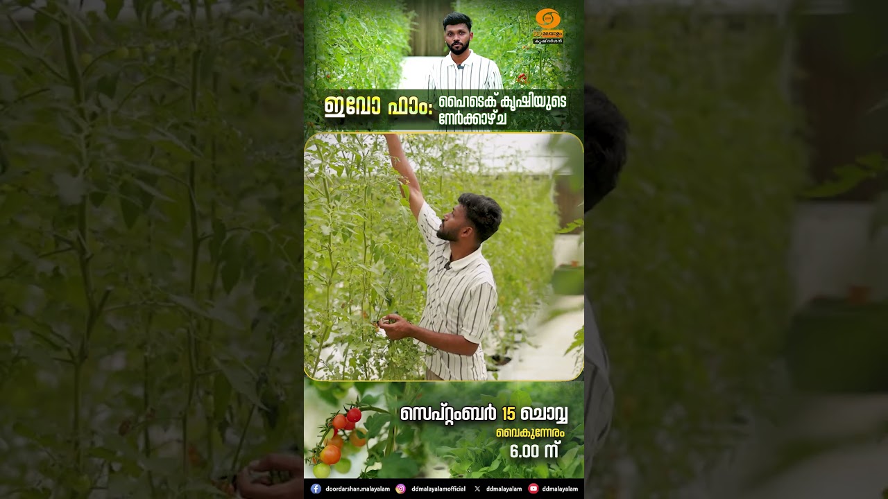 ഇവോ ഫാം : ഹൈടെക് കൃഷിയുടെ നേർകാഴ്ച   #agriculture #farming #trending #farm #sustainableagriculture