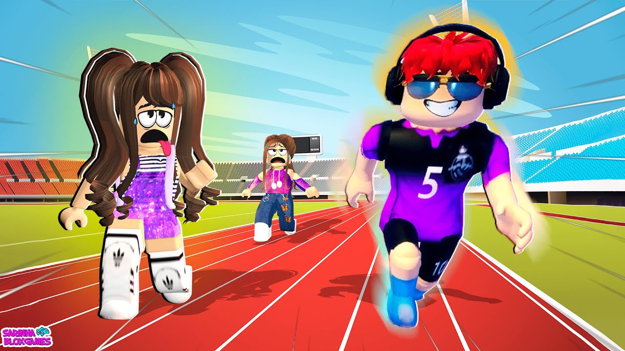 CORRENDO PARA VENCER O VALENTÃO DO ROBLOX!! RunStar