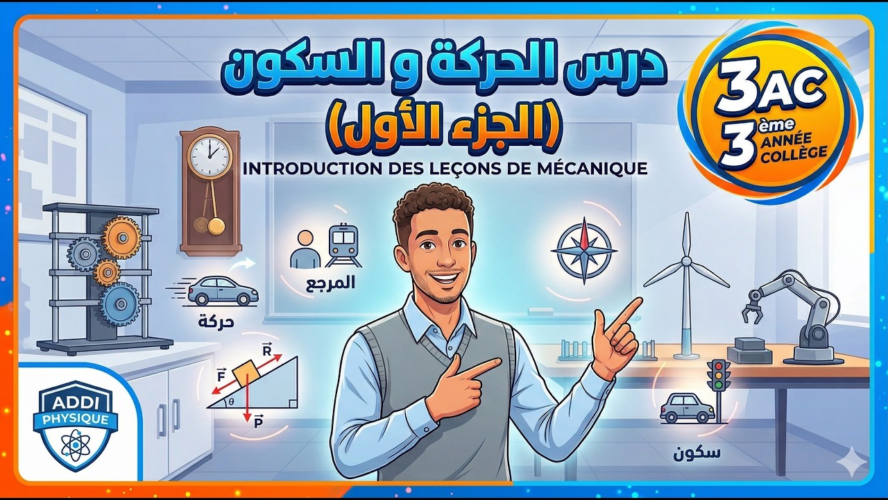 1.le mouvement et le repos ( واش أنا كنتحرك و لا غير كايبان ليا) partie 1 3AC 🔥