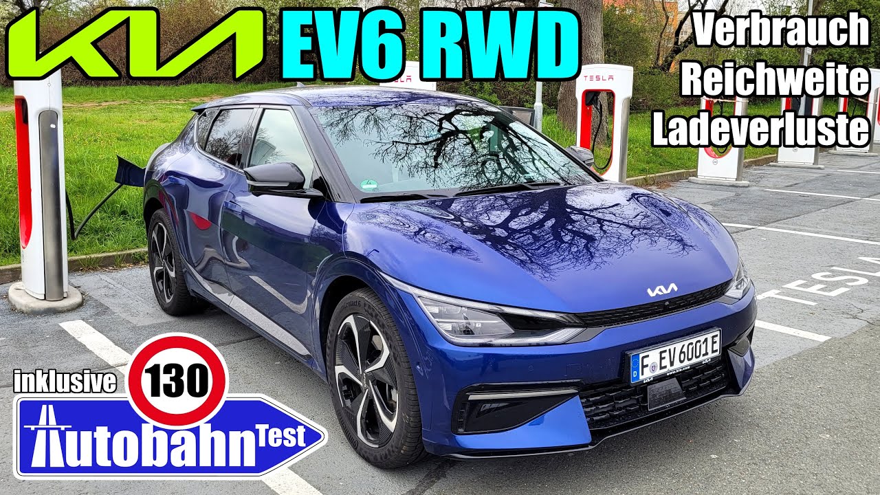 Real-Verbrauch Kia EV6 RWD (229 PS) - Pendler Stadt Land Autobahn WLTP Reichweite Ladeverluste