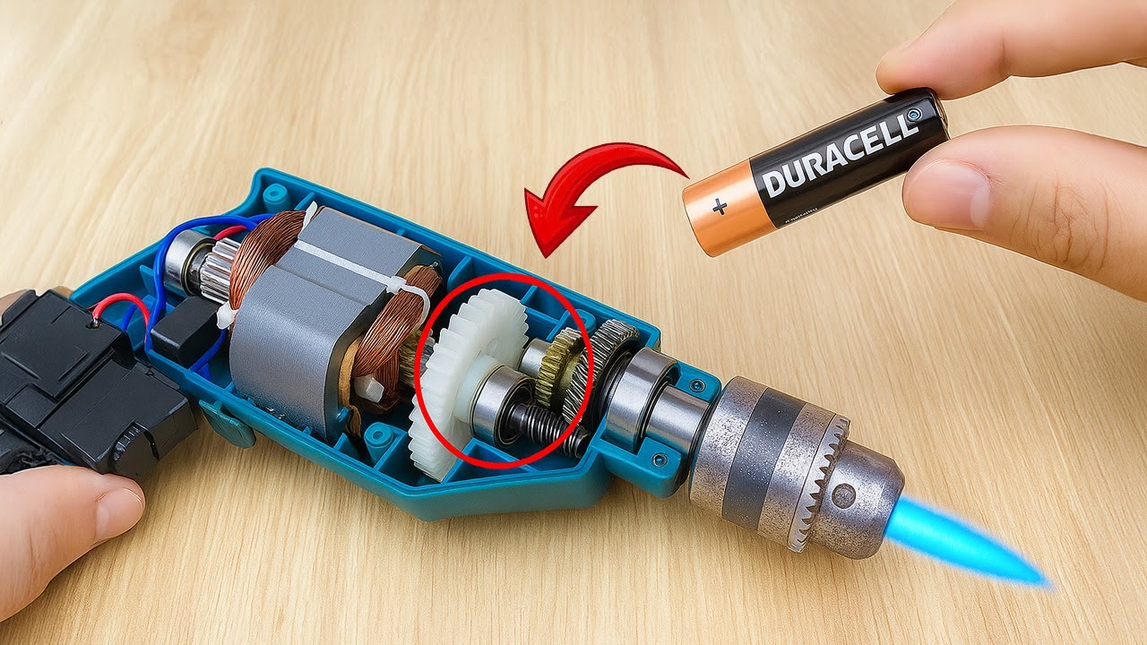Millions of people don&rsquo;t know this secret 😱!! A genius invention from an old drill