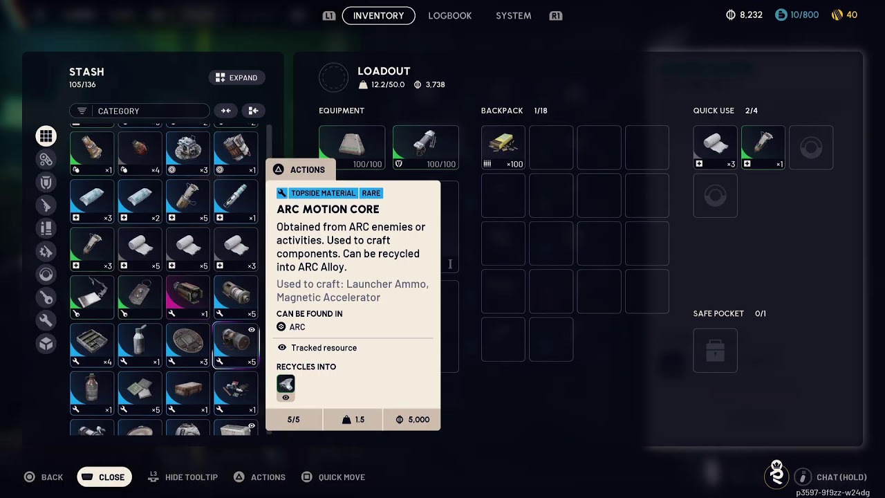 Arc Raiders Down Bad For Goop After Wipe PS5 Live