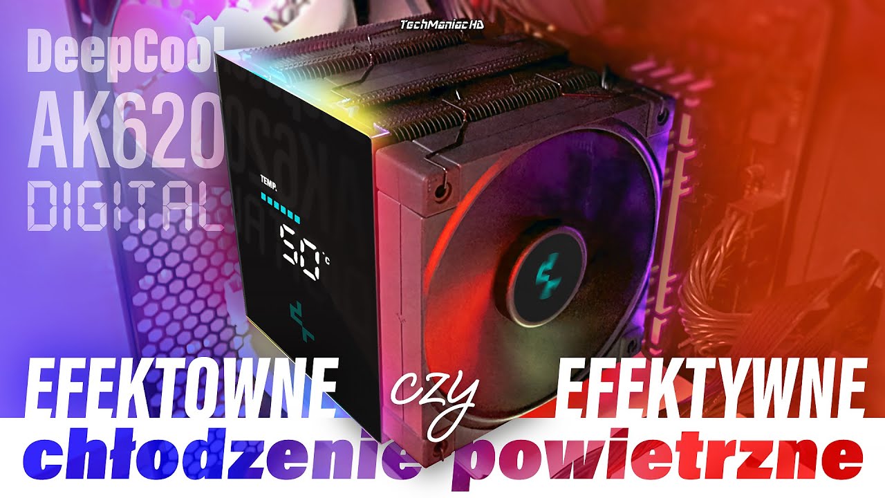 🆕 Najciekawsze chłodzenie powietrzne EVER jest do … 😕 [Deepcool AK620 Digital]