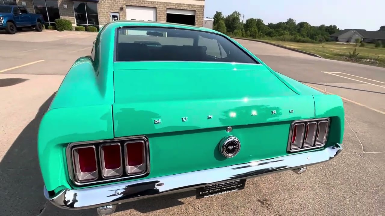 1970 Ford Mustang Boss 429 Grabber Green only @ Ron's Toy Box in Bettendorf,IA