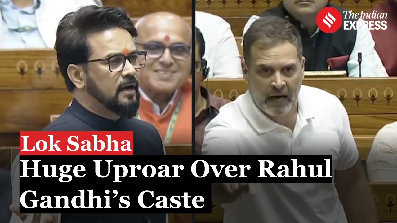 Anurag Thakur Sparks Row Over Caste Remark On Rahul Gandhi During Budget Debate