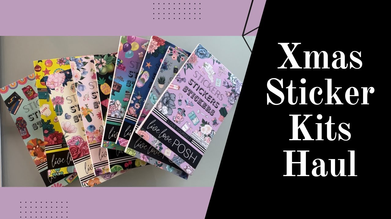 Huge Christmas Sticker Planner Haul - Sticker Kits, Live Love Posh, Caress Press & More