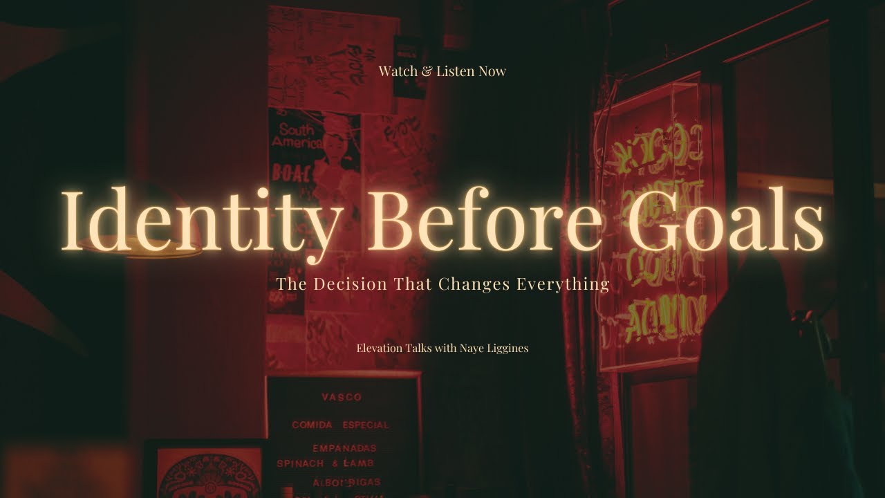 Identity Before Goals: Why Your Life Won’t Change Until You Decide Who You’re Becoming