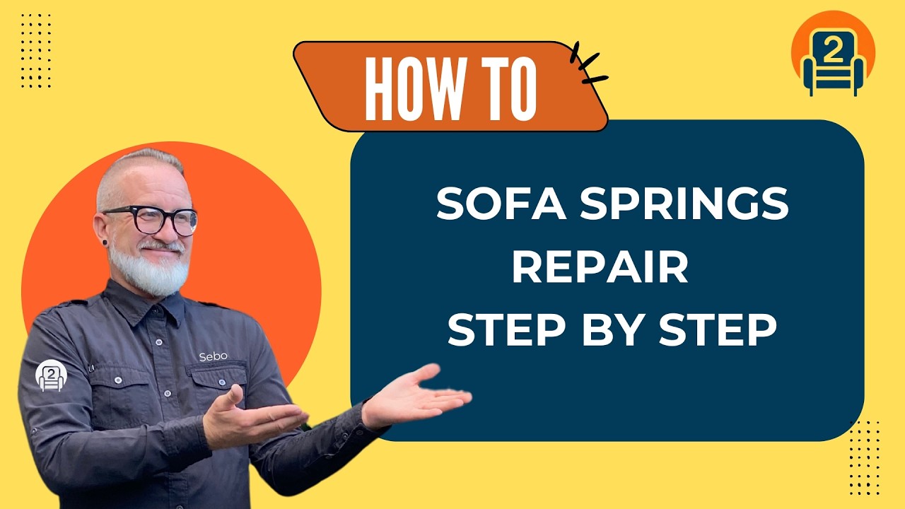 How to Repair Sofa Springs and Fix a Sagging Couch – Step-by-Step from a Furniture Repair Technician