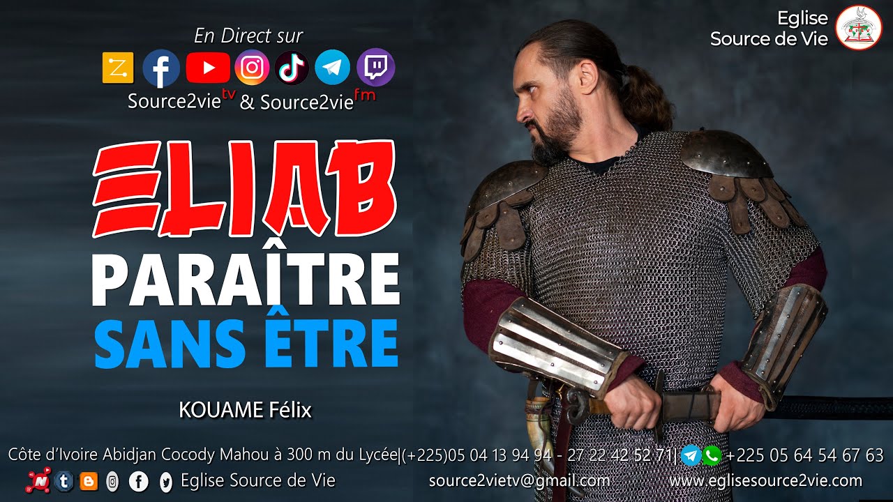 🔴KOUAME Félix | Eliab, paraître sans être