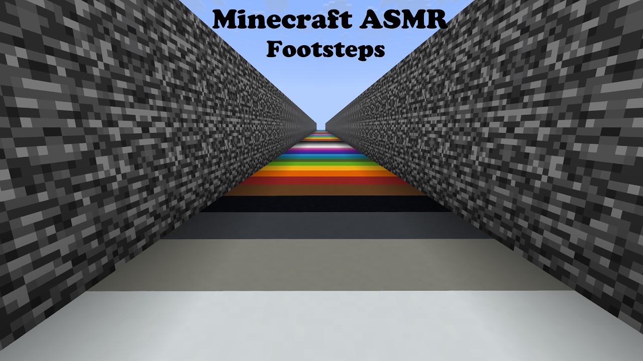 Minecraft ASMR — Walking, Running & Jumping on Blocks (No Talking, 1 Hour) | Part 1