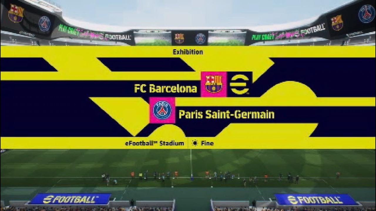 PS5 eFootball 2026 Barcelona Vs Paris Saint Germain