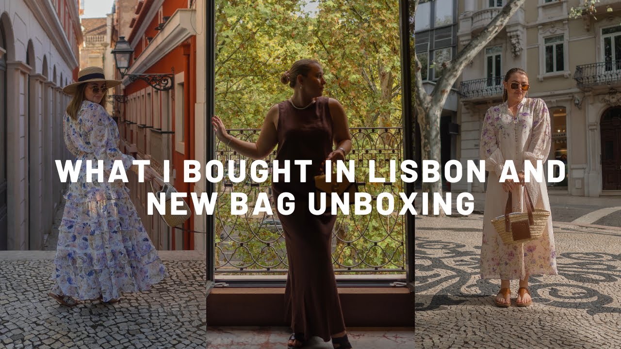WHAT I BOUGHT IN LISBON AND NEW BAG UNBOXING | PetiteElliee Travel Vlogs