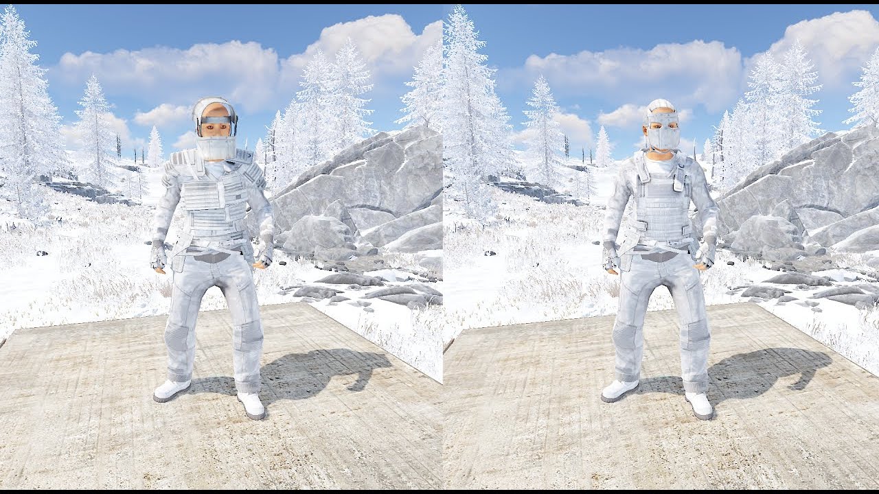 RUST SKIN SPOTLIGHT - Complete Whiteout Set