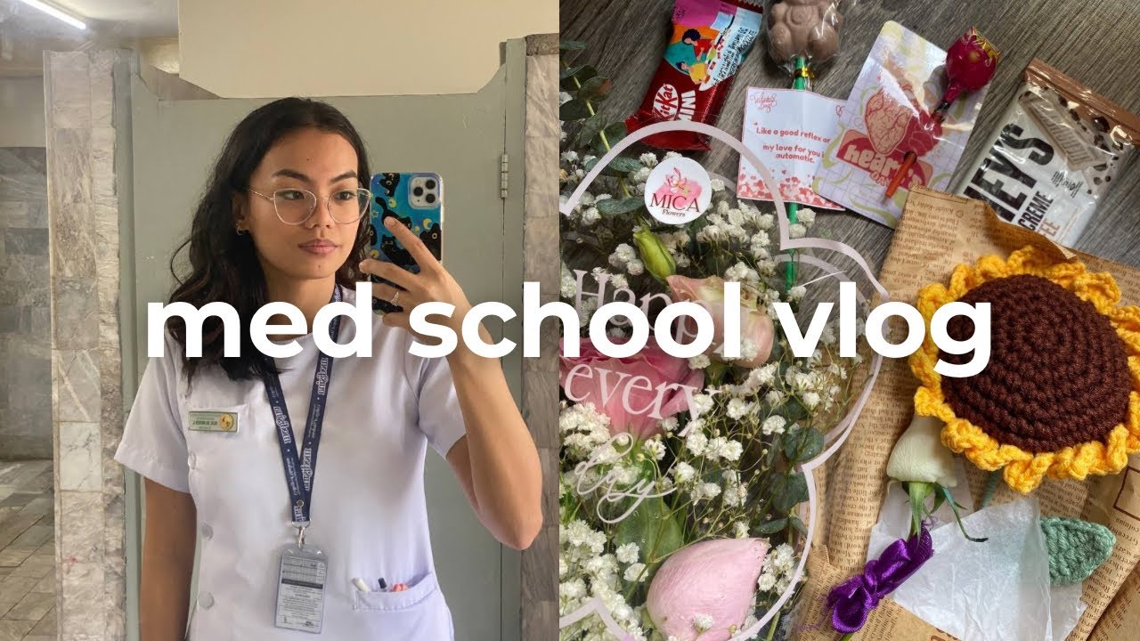 med school vlog ph: studying for quizzes, valentine’s day, cafes