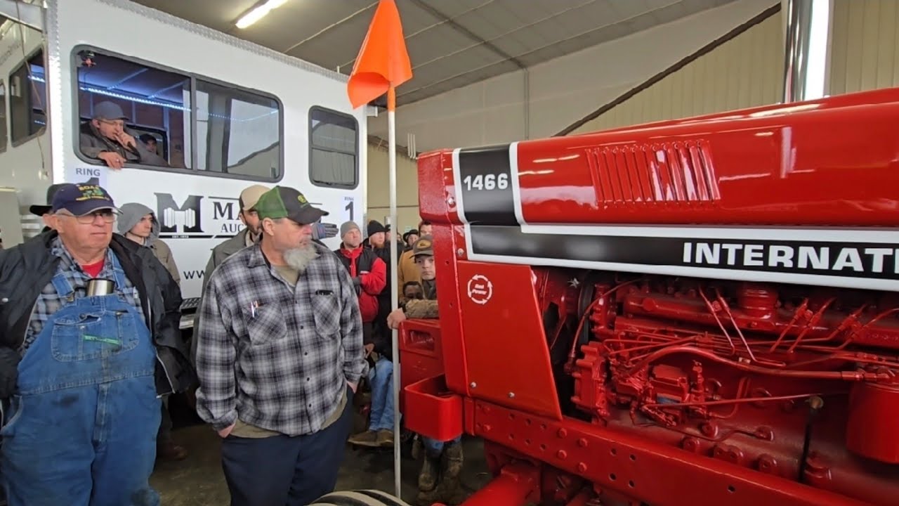 Several Black Stripe 66 Series Tractors Sell at Auction! 