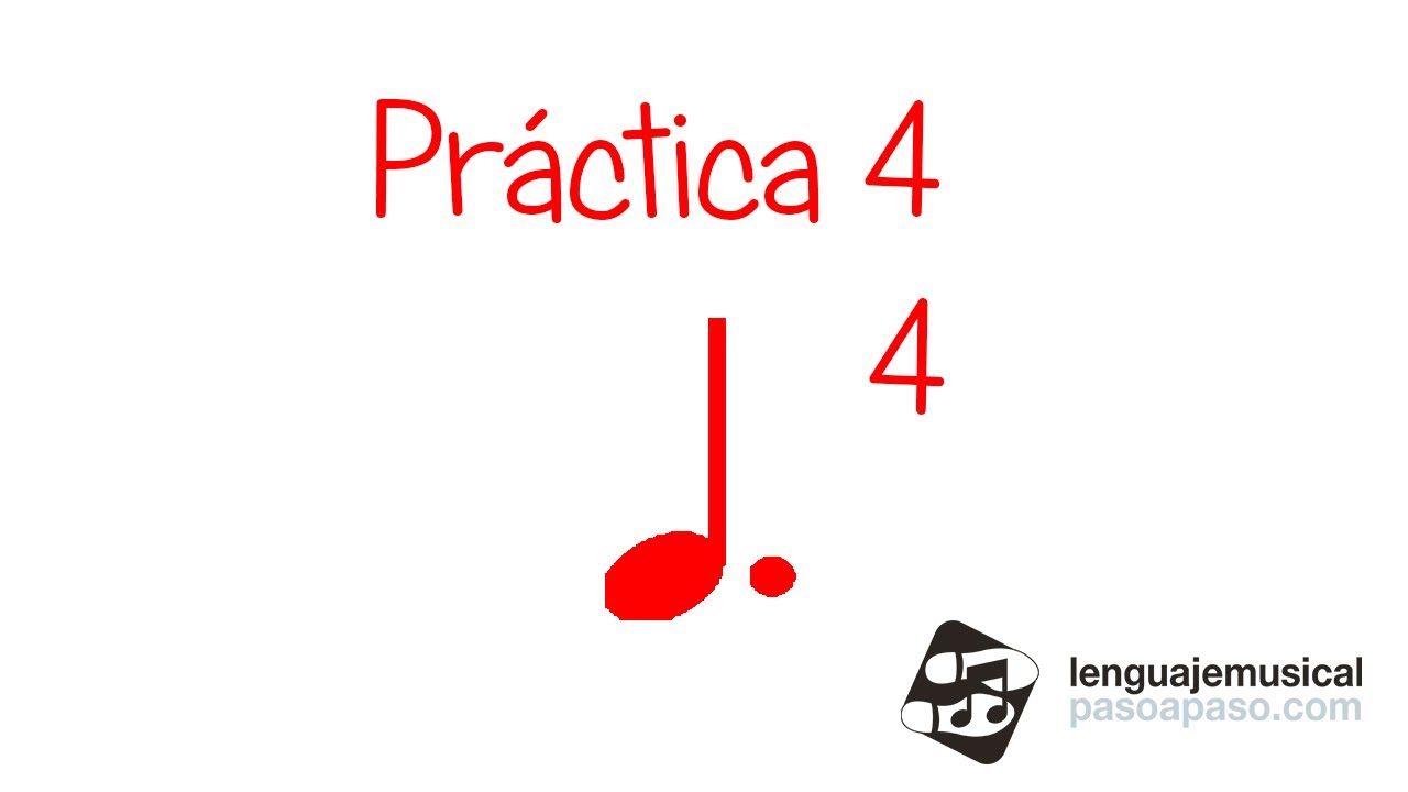 Práctica 4/4 negra con puntillo. Nivel 1. Unidad 9.2