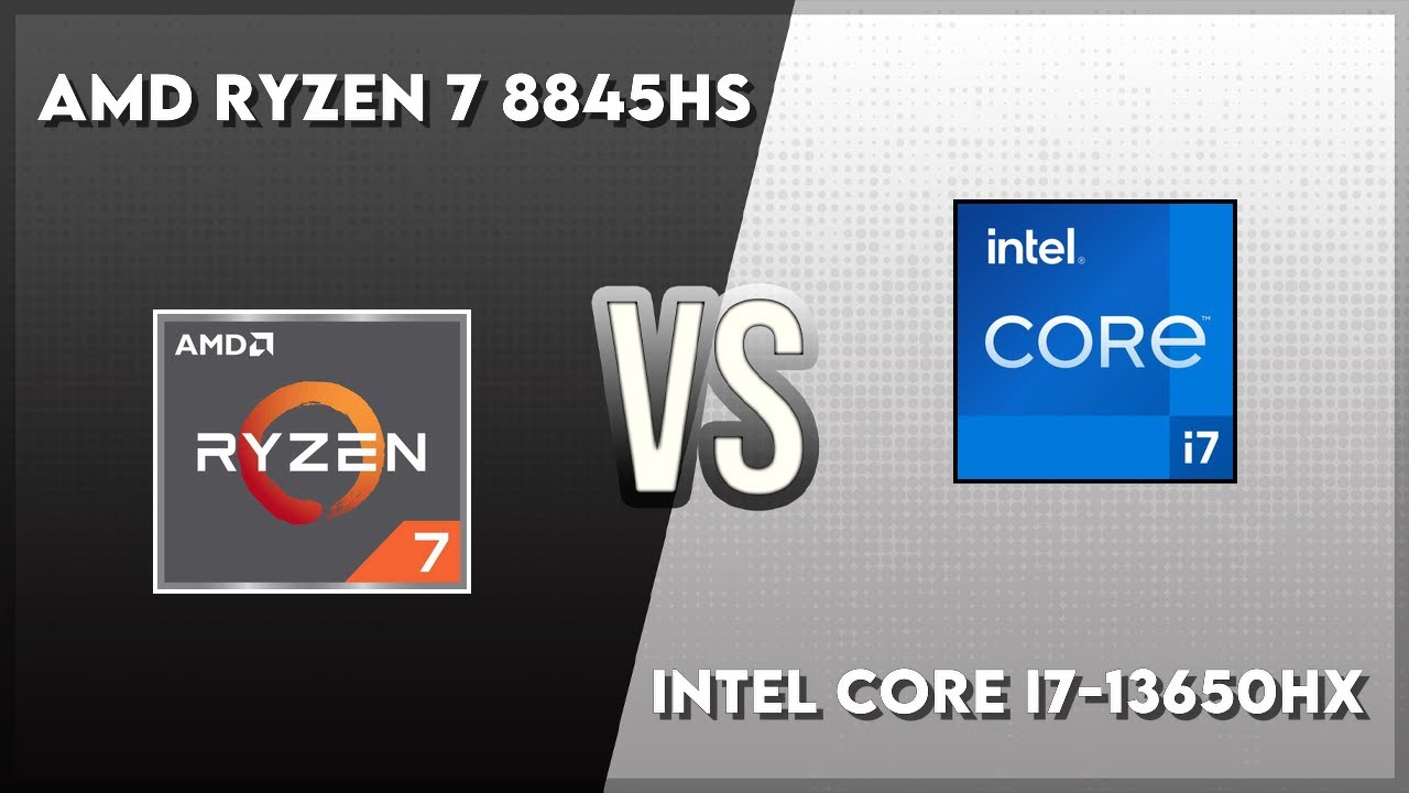 AMD Ryzen 7 8845HS vs Intel Core i7-13650HX Technical Comparison