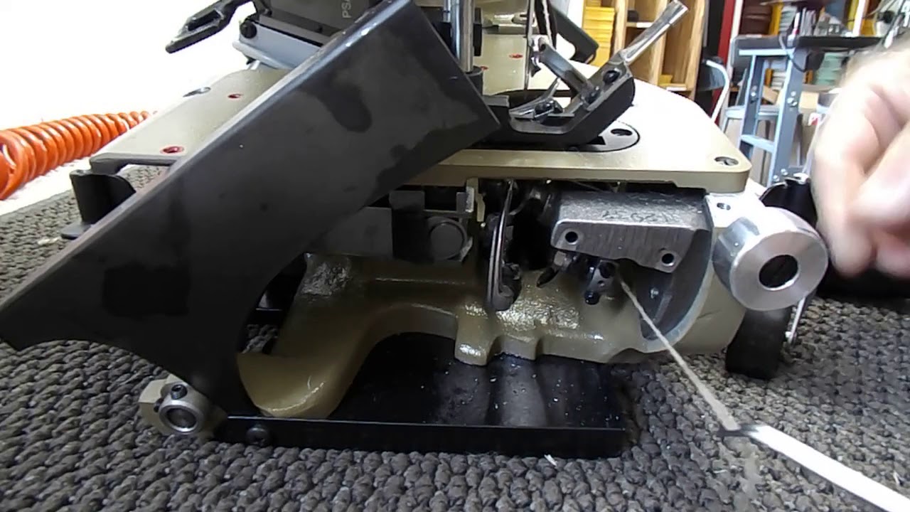How to thread NC Portable Carpet Serger