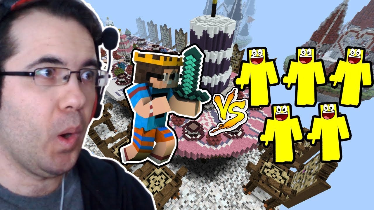 5vs1 KALDIM! MÜKEMMEL TRYHARD! | Minecraft Egg Wars