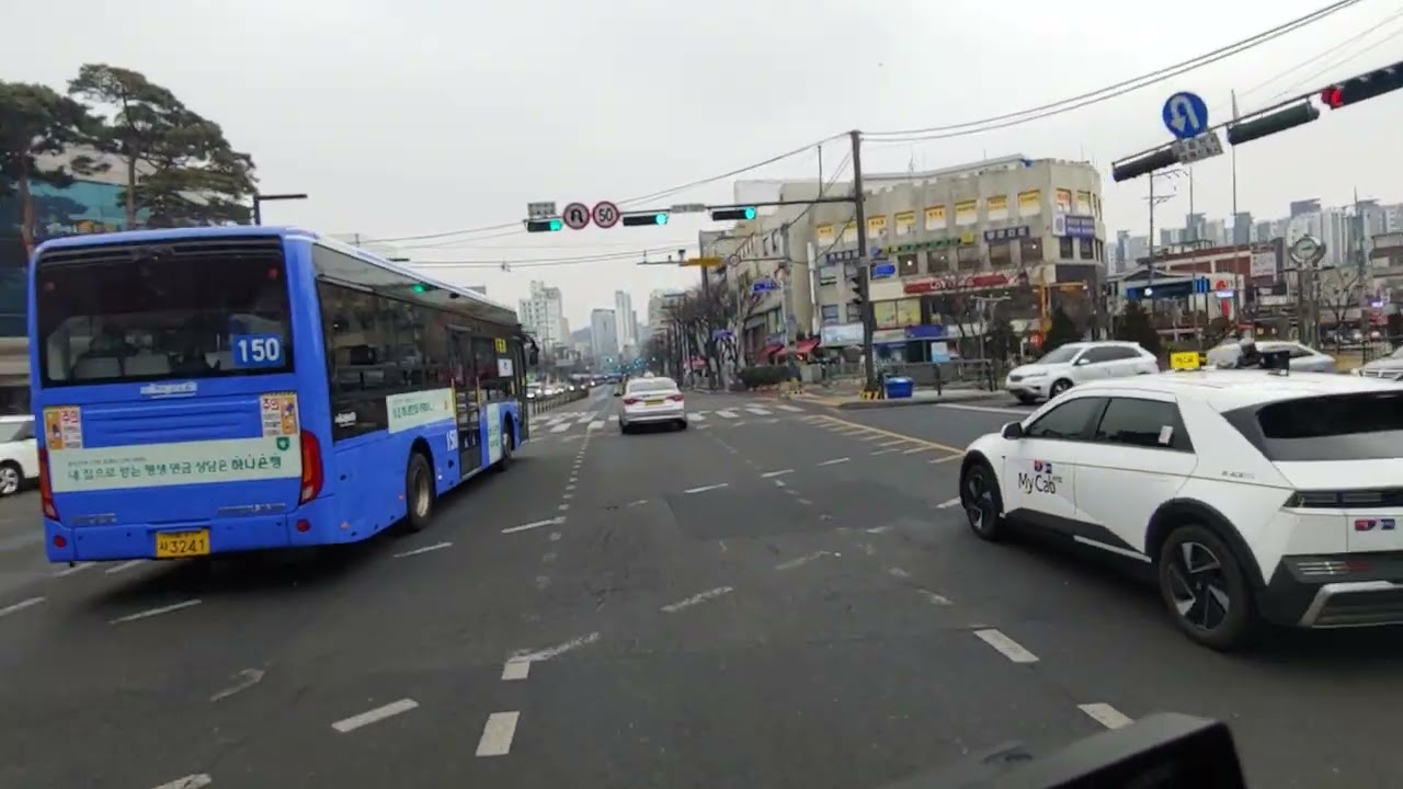26.02.10 14:00 경복궁 안국역 서울대병원 혜화로터리 길음역 미아사거리 북서울꿈의숲 버스전용차로 주행영상