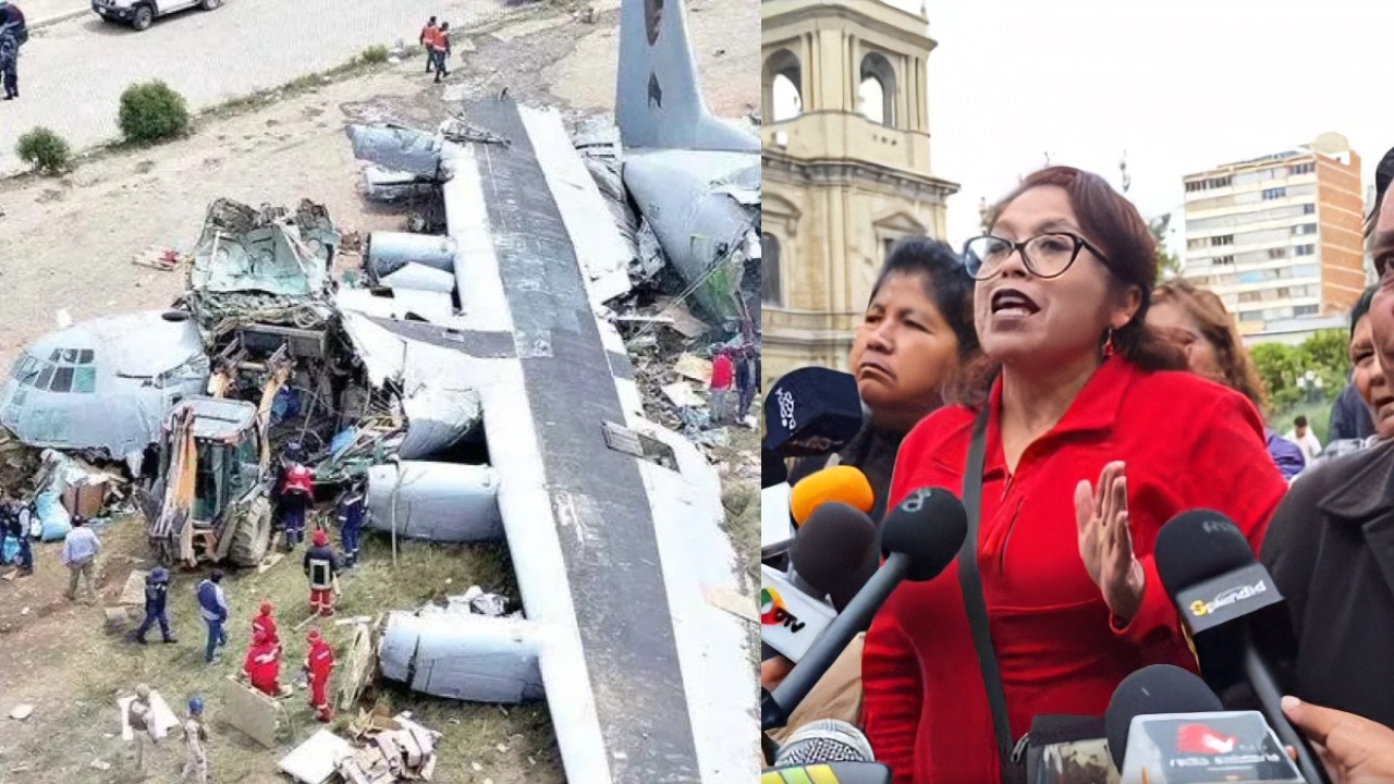 Bolivia Dirección, Rodrigo Paz no aclara, no se investiga Trágica CAÍDA de Avión ni narcotráfico