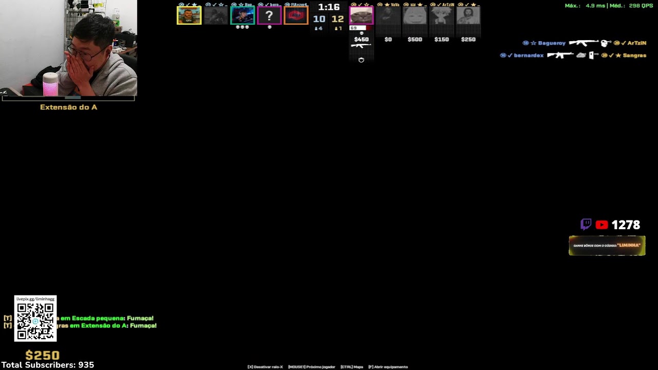 AOVIVO Jogando COunterstrike2