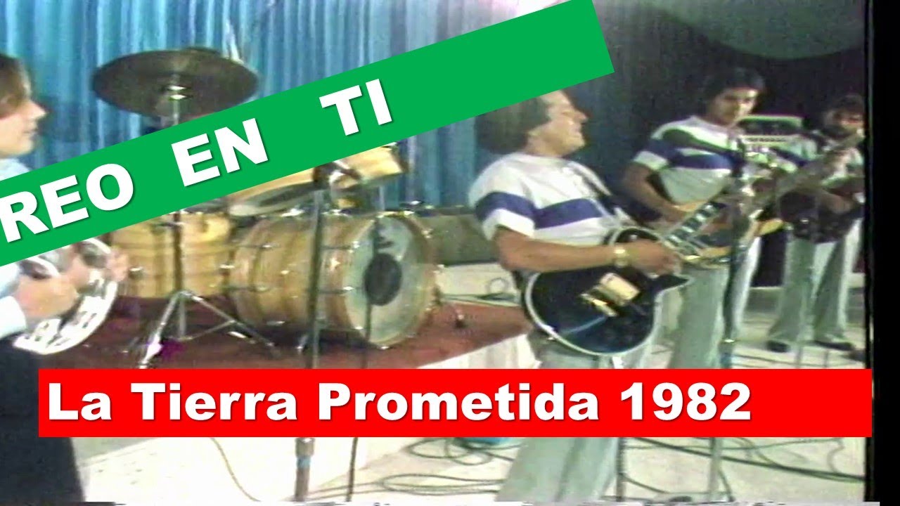 Creo en Ti La Tierra Prometida y Sergio Moreno en grabado en 1982 por Tomas Spyker para TV