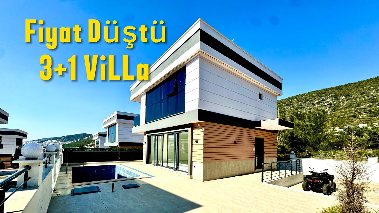 Fiyat Düştü Güzel Fırsat Müstakil Yaşam 3+1 havuzlu Villamız