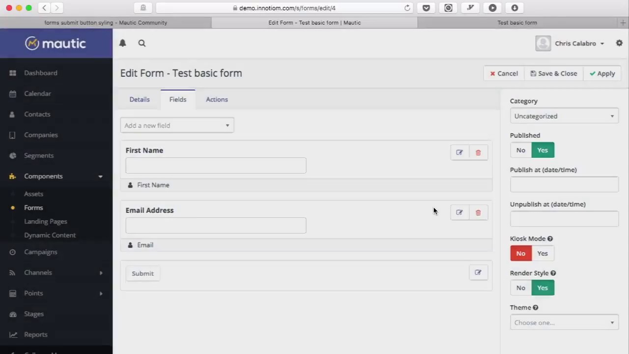 How to Customize Your Mautic Form Styles