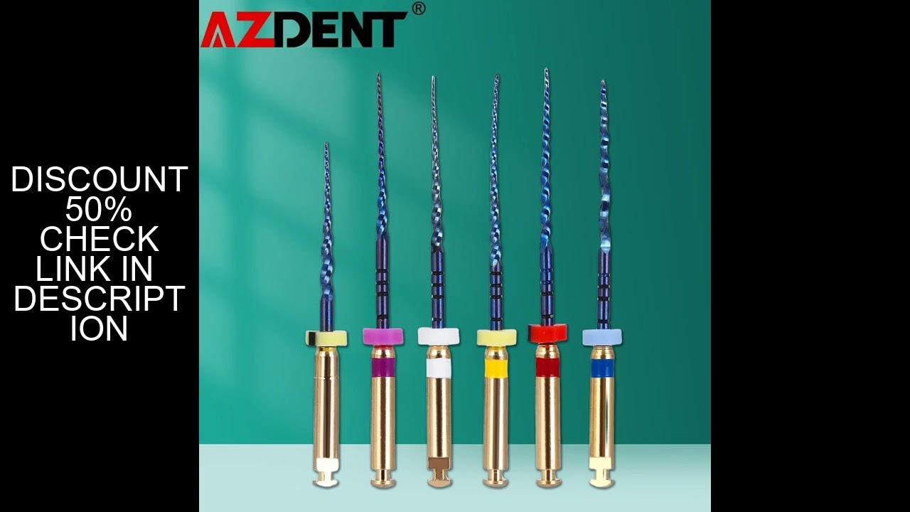 Azdent 6pcs/Pack 25mm SX Dental Files Root Canal Use Rotary Heat Activated  Endodontic Files Rotatin