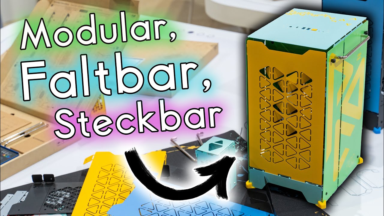 Verrückte Gehäuse: Modular, faltbar, steckbar - InWin POC, Dubili & ModFree | Hands-On