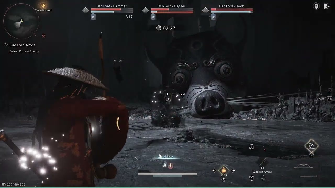 Dao Lord on Abyss No Hit - Bellstrike Splender - Where Winds Meet