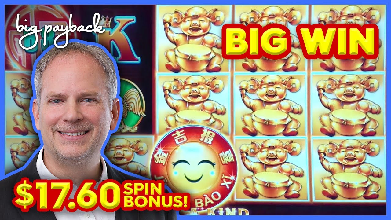 HIGH LIMIT ACTION! Prancing Pigs Slot - $17.60/Spin Bonus!